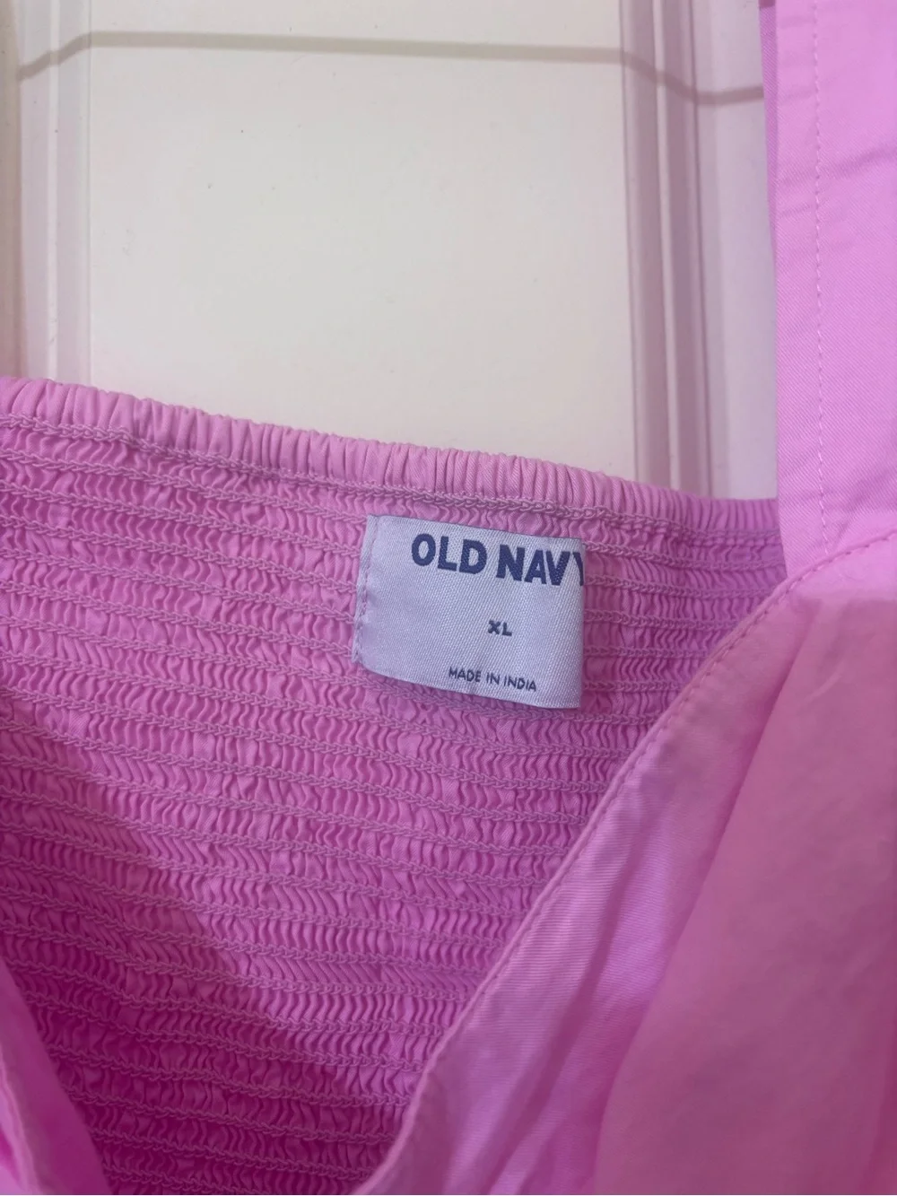 Old Navy Lavender Pink Puff-Sleeve Peplum Blouse